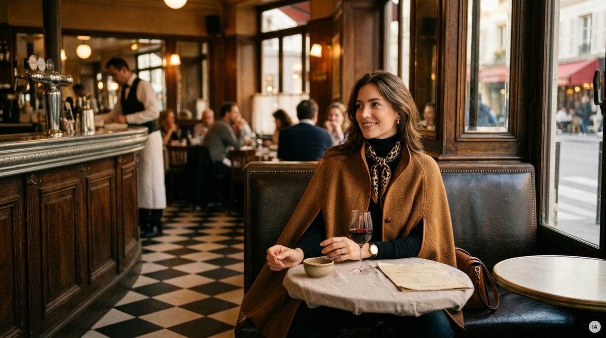 Comment porter une cape en laine : 5 looks countryside chic à copier cet automne — Image générée par IA