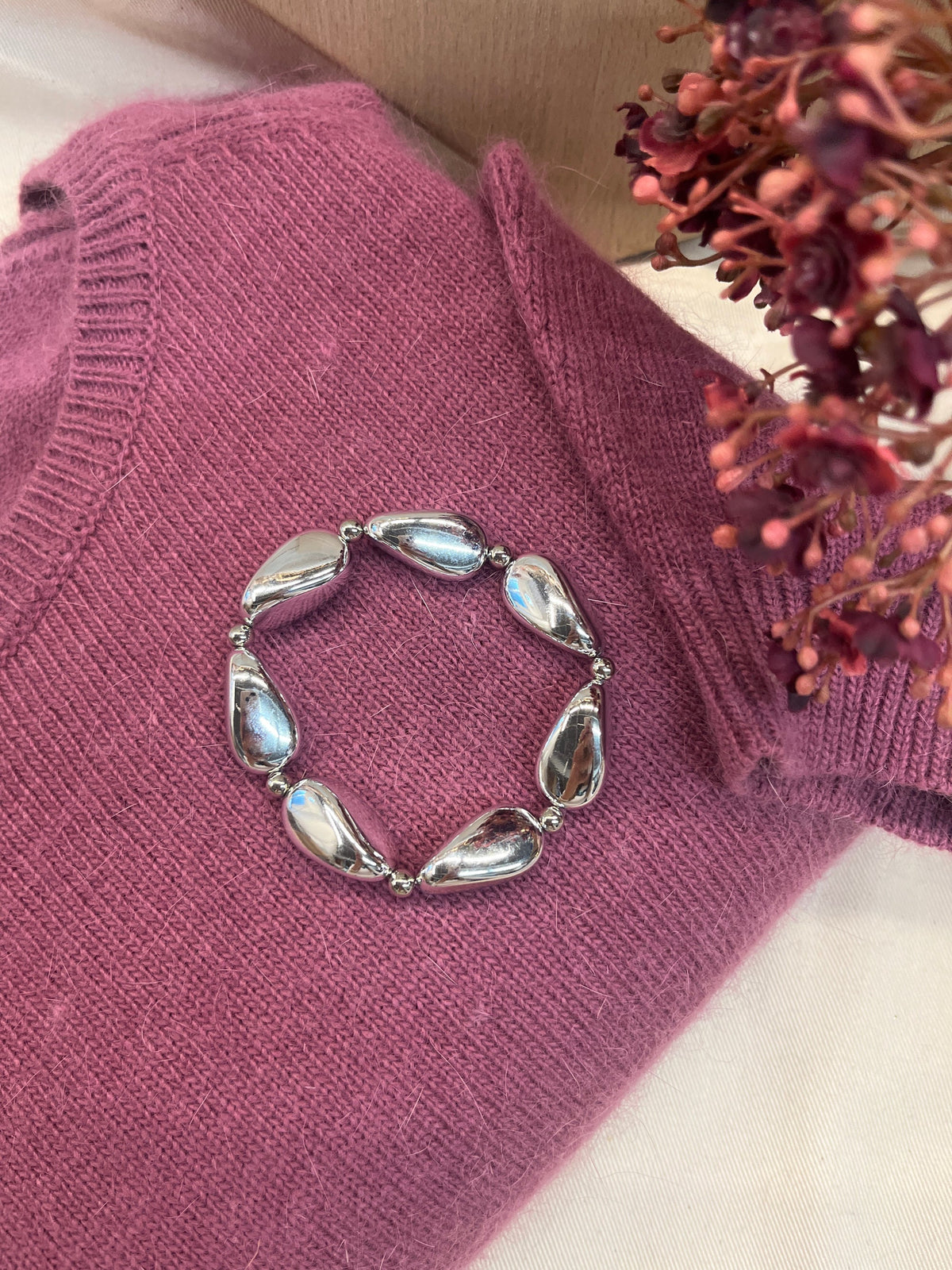 Bracelet Silvy – Gris – Loëla