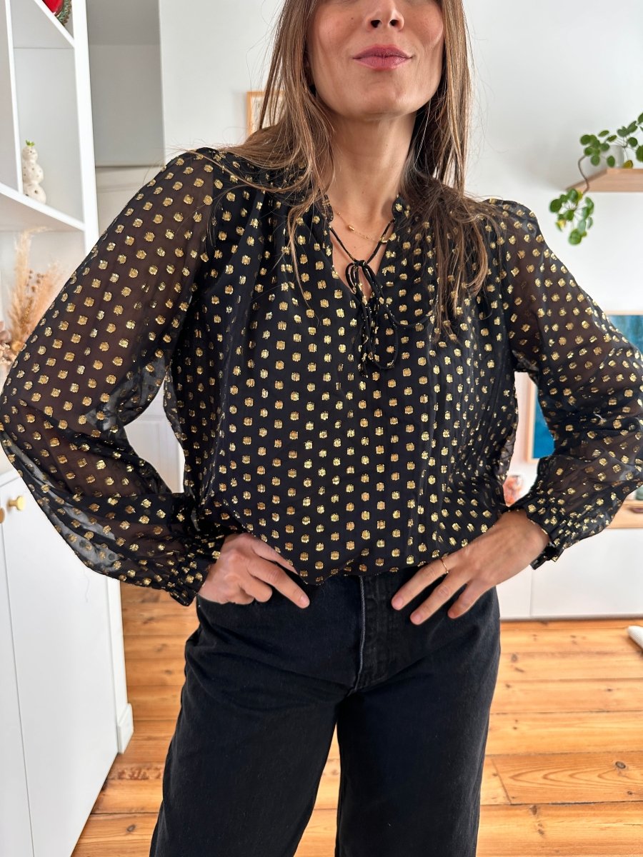 Blouse Noemy NOIR - YCOO Top