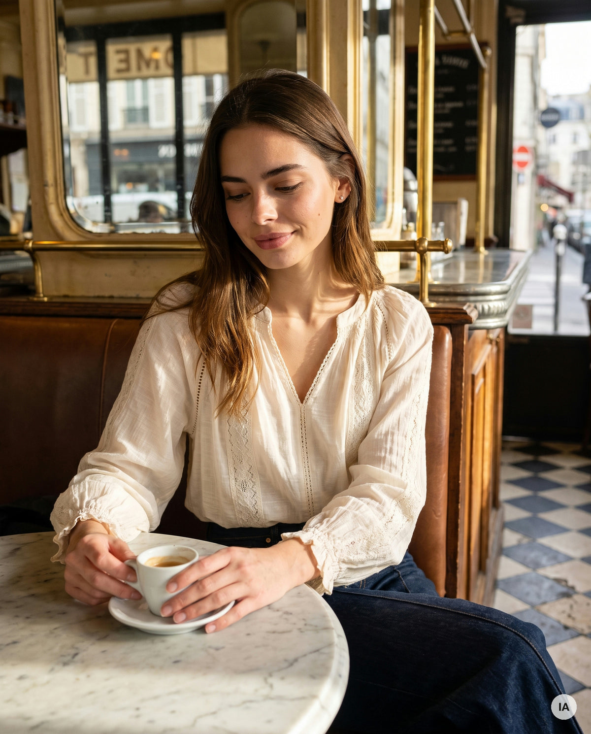 BLOUSE VANESSA - YCOO Top — Image générée par IA