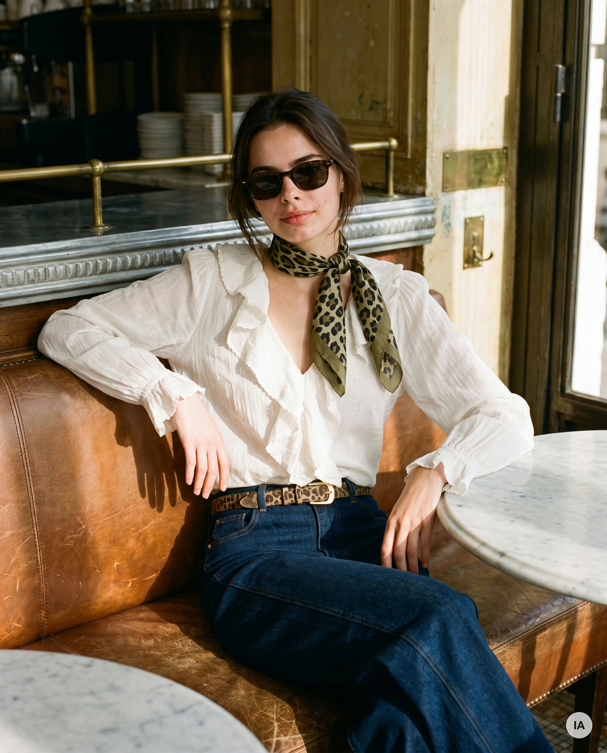 CEINTURE ANAIS LEOPARD - LA PETITE ETOILE Ceinture — Image générée par IA