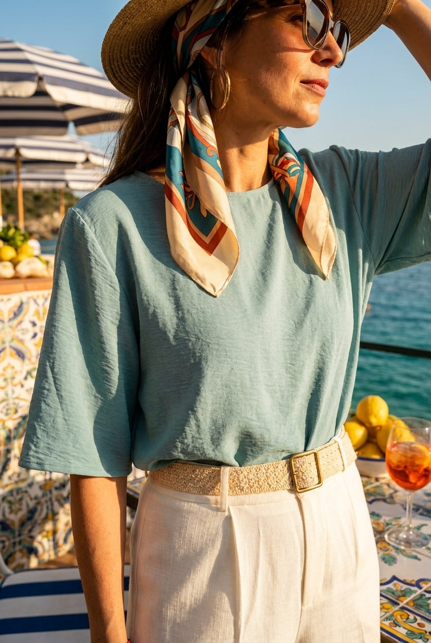 CEINTURE PASTILLE ECRU - GRACE ET MILA Ceinture