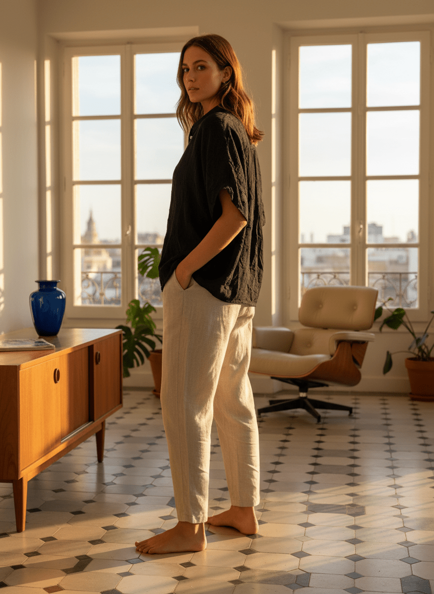 Chemise CARAIBES NOIR BLOOMY - LAUREPLUSMAX Chemise