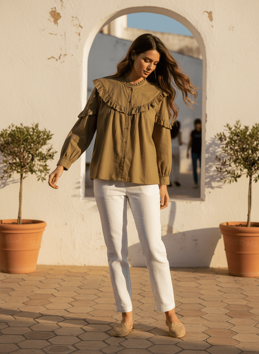 Chemise Nadja KAKI - W STUDIO Top
