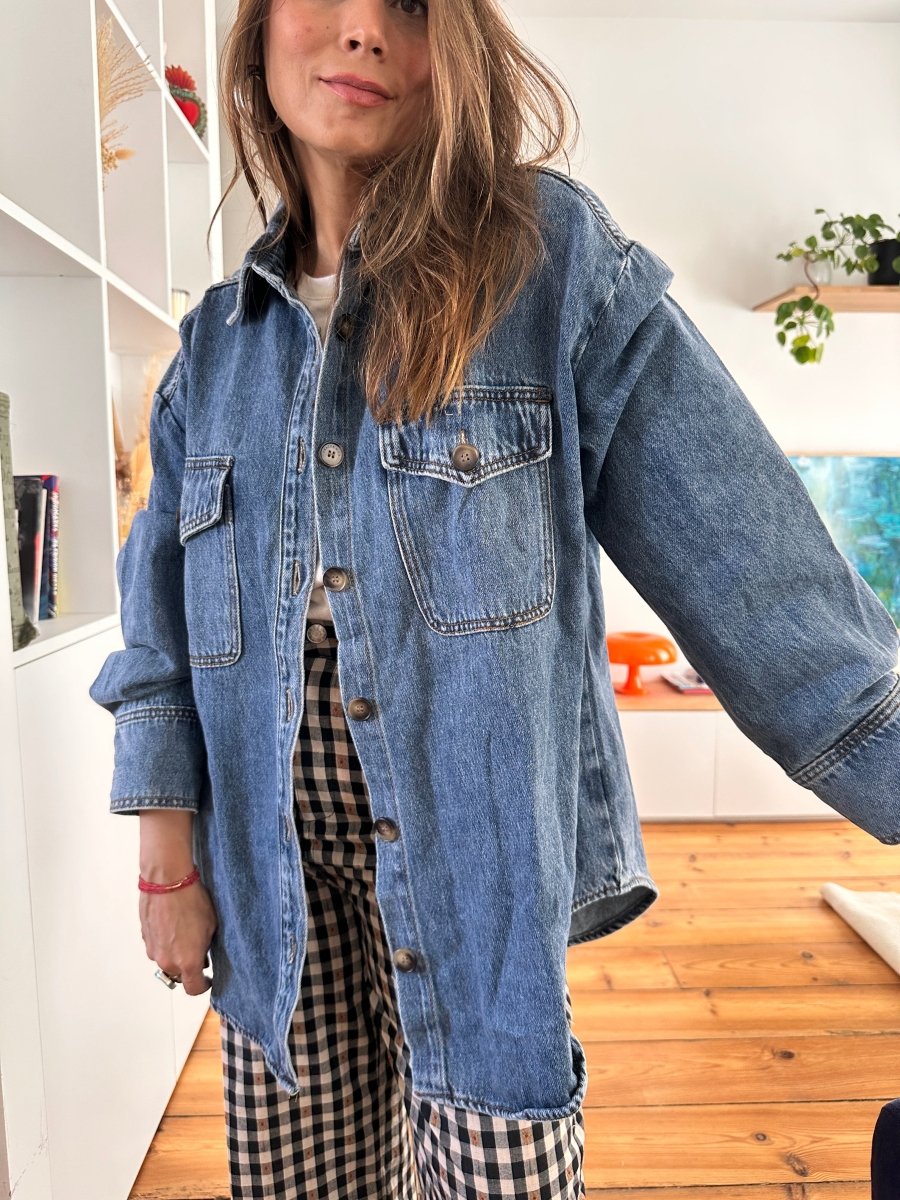 Chemise Sydney VINTAGE BLEU - GRACE ET MILA Top