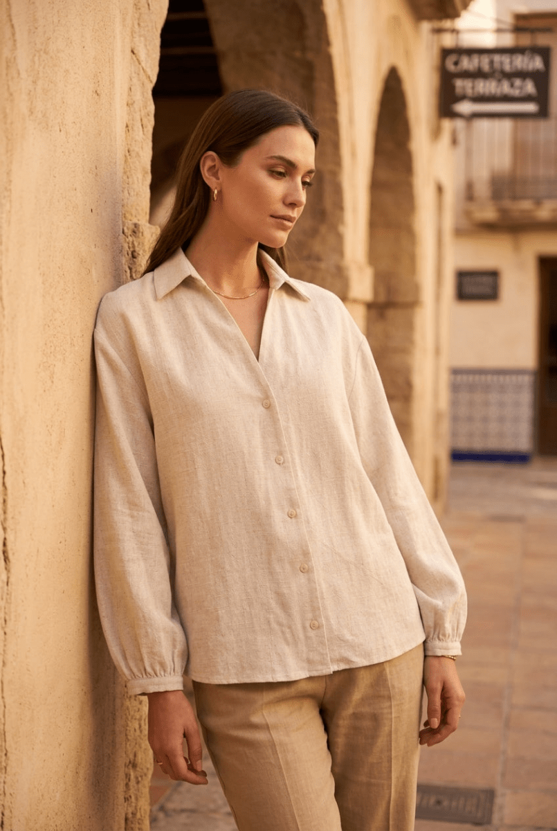 CHEMISIER ANAHI LIN - RUE MAZARINE TOP