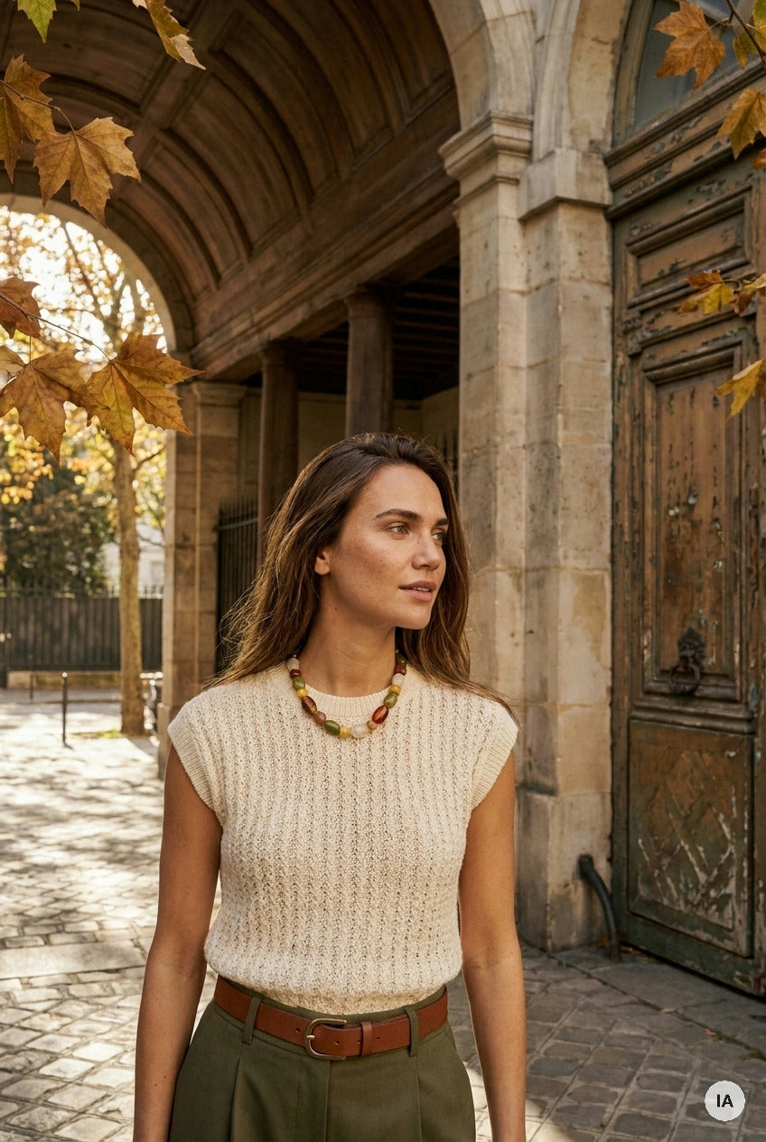 COLLIER LENA VERT - BOHM Bague — Image générée par IA