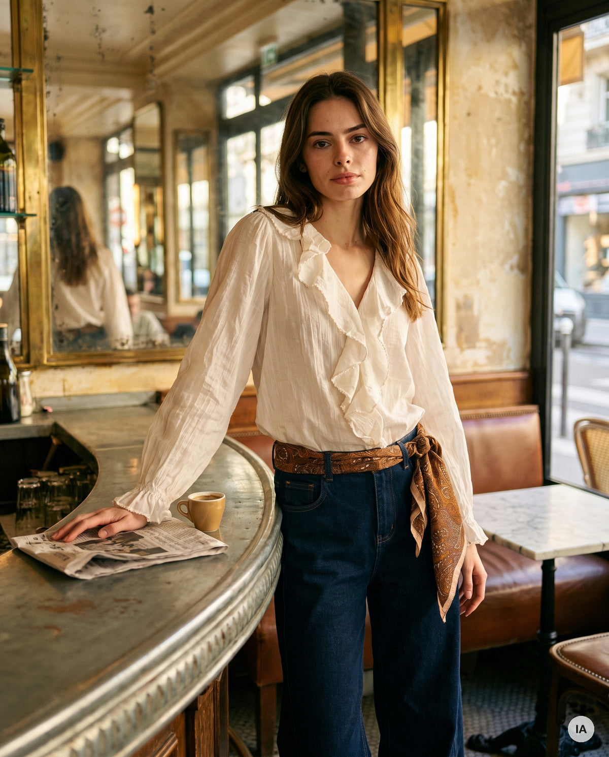 FOULARD ALAYA CAMEL - LA PETITE ETOILE Ceinture — Image générée par IA