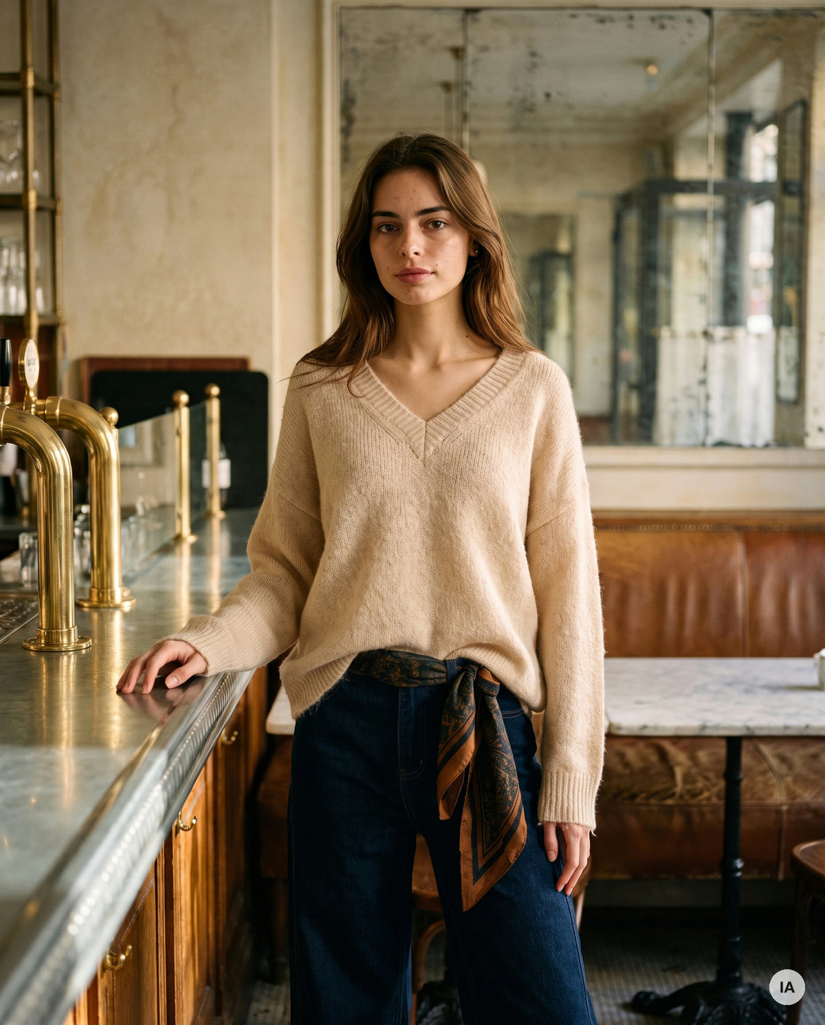 FOULARD ALAYA MARINE - LA PETITE ETOILE Ceinture — Image générée par IA
