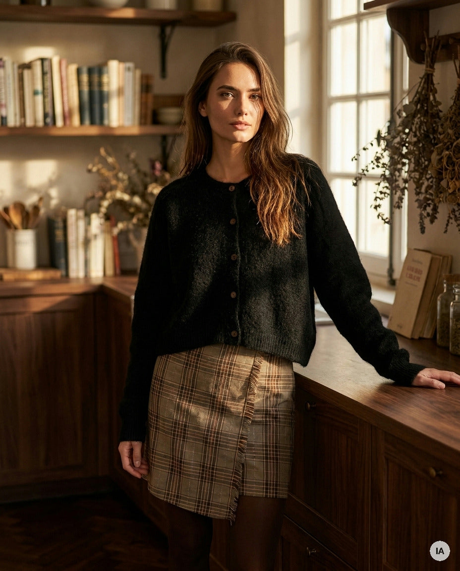 GILET AZMARA NOIR - ORFEO Pull — Image générée par IA