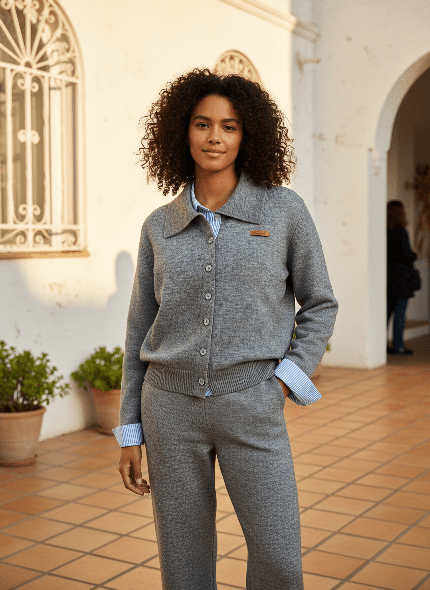 GILET SORYA CARBONE - ADORE Gilet