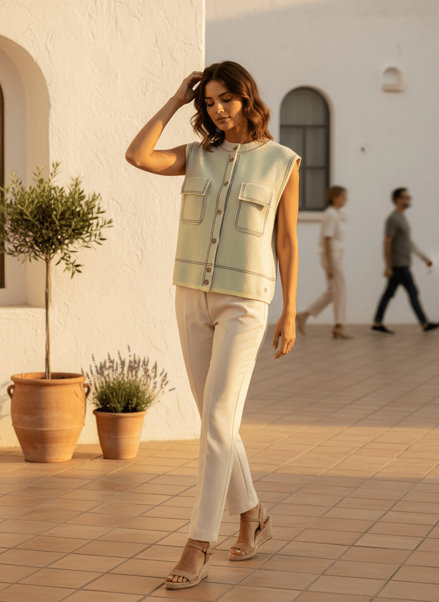 GILET TOMETTE CITRON - ADORE GILET