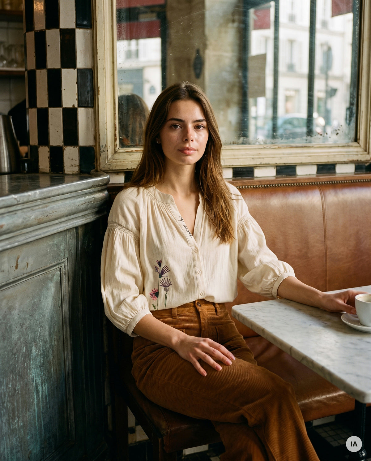 PANTALON CANELLE POLLEN - ORFEO Pantalon — Image générée par IA