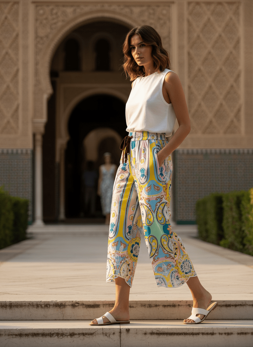 PANTALON NAX BOLLYOOD BLOOM - CASBAH LOVE Pantalon