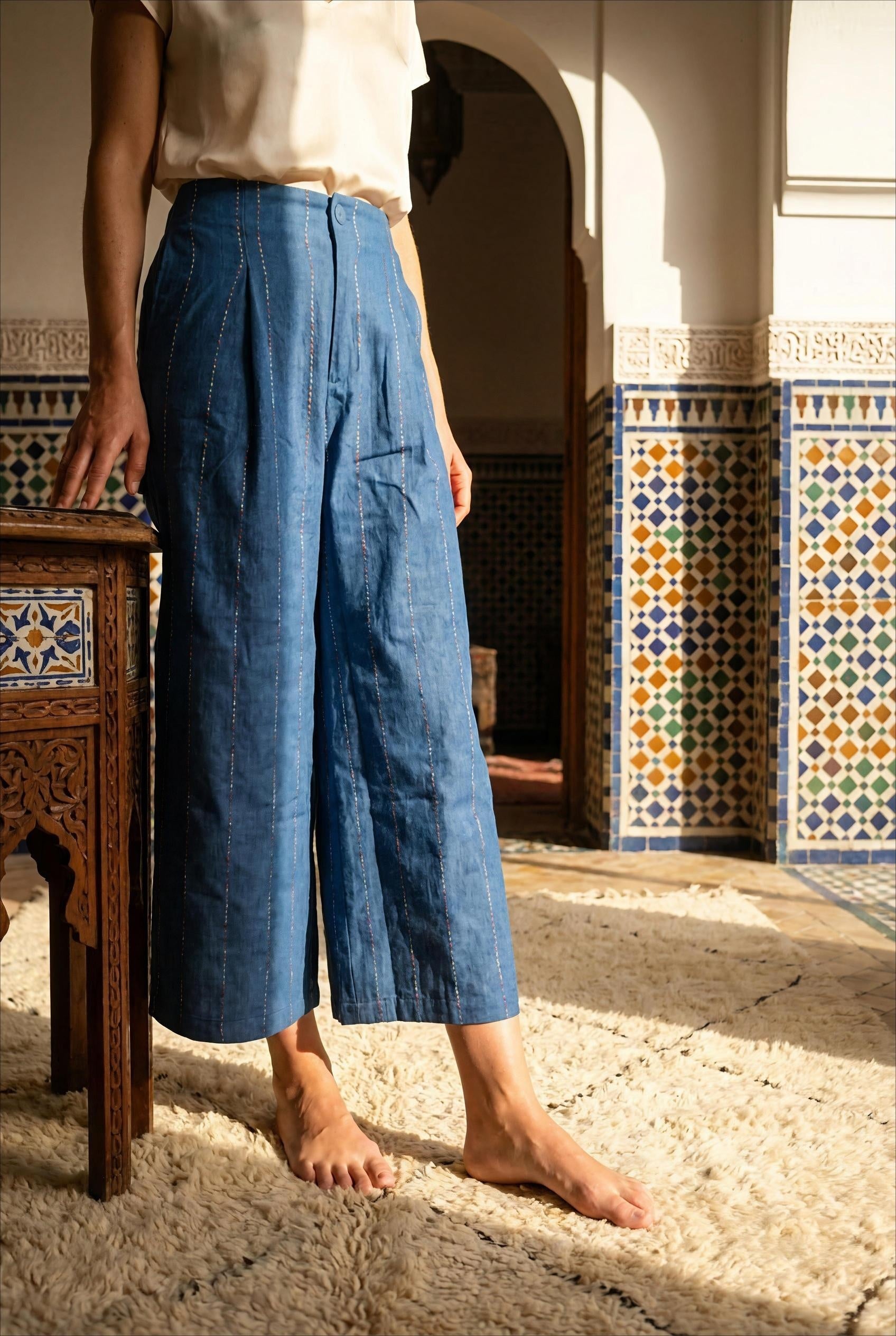 PANTALON NAYA DENIM - ORFEO PANTALON