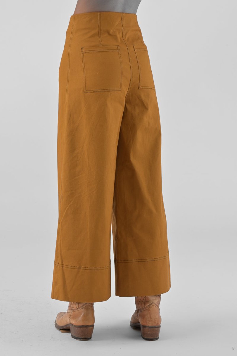 PANTALON OLIVIE CAMEL - ORFEO PANTALON