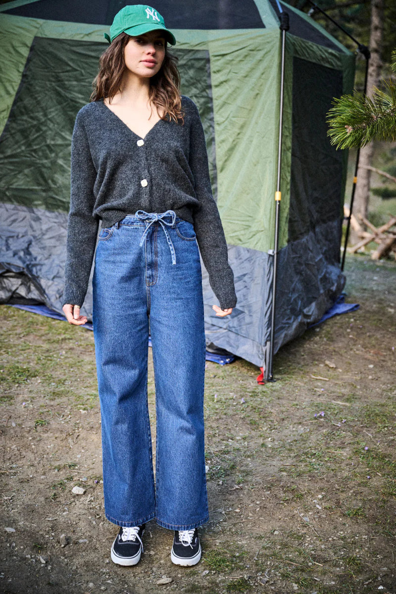Pantalon Percy DENIM STONE - LAUREPLUSMAX Pantalon