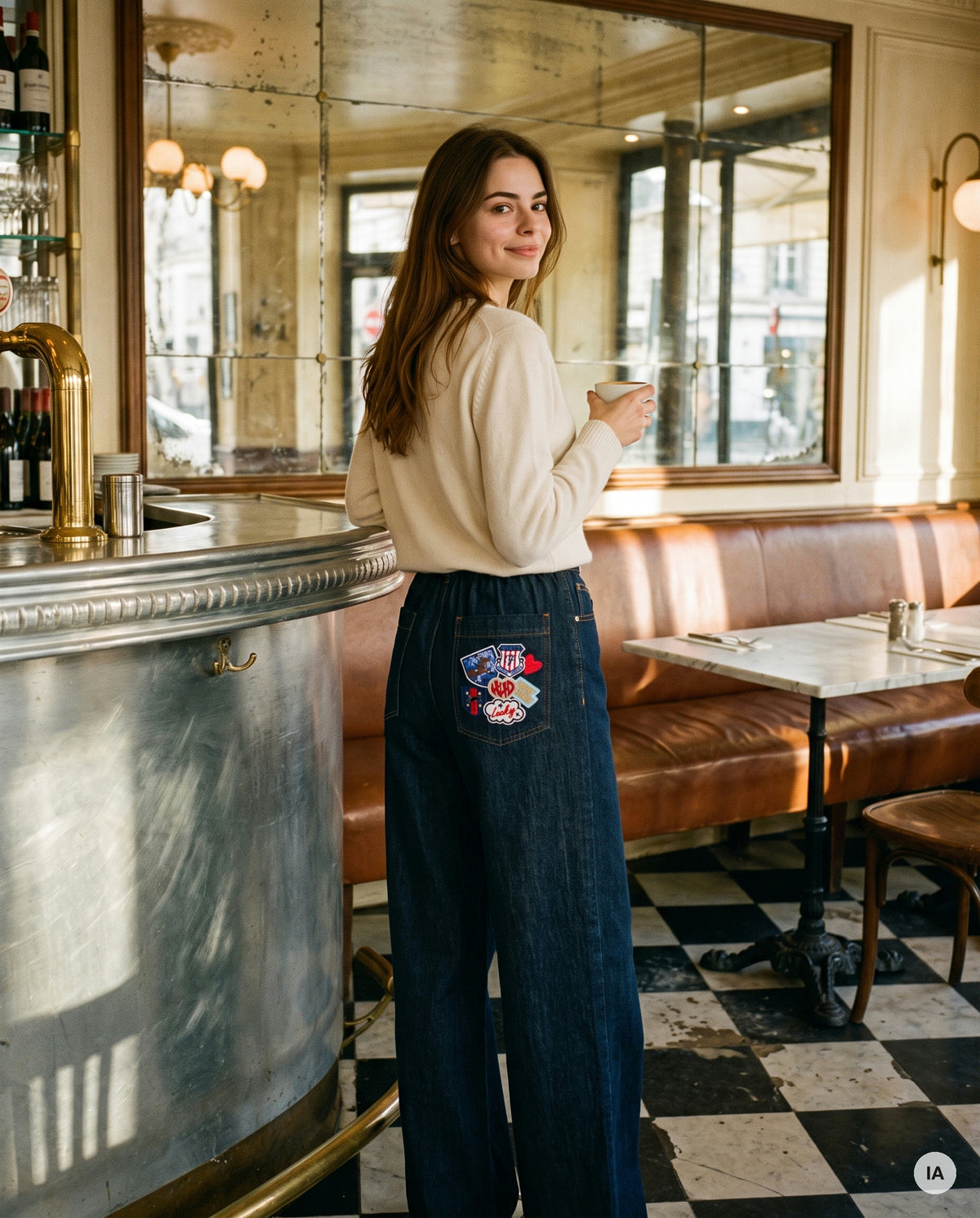 PANTALON RENA - ADORE Jeans — Image générée par IA