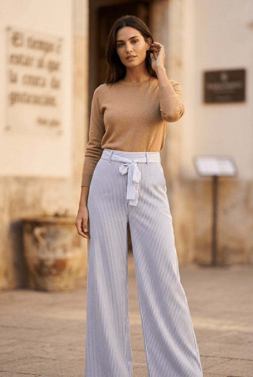 PANTALON ZOLA PATCH BLEU - RUE MAZARINE PANTALON