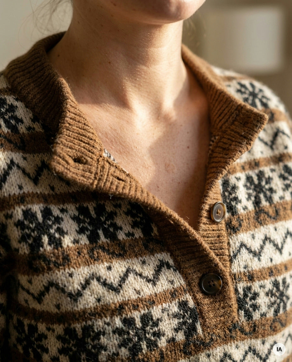 PULL ADELIE CHOCOLAT - ORFEO PULL — Image générée par IA