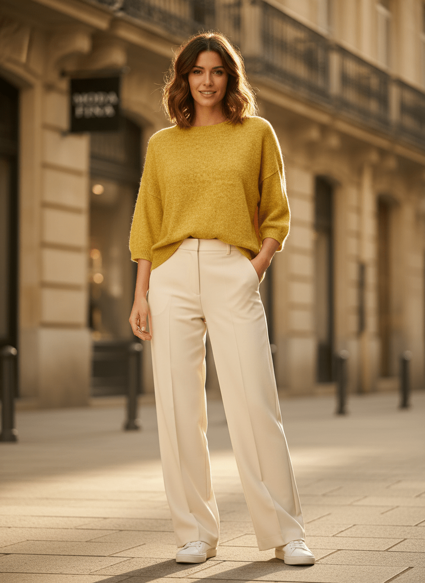 PULL KOOL OCRE - RUE MAZARINE PULL