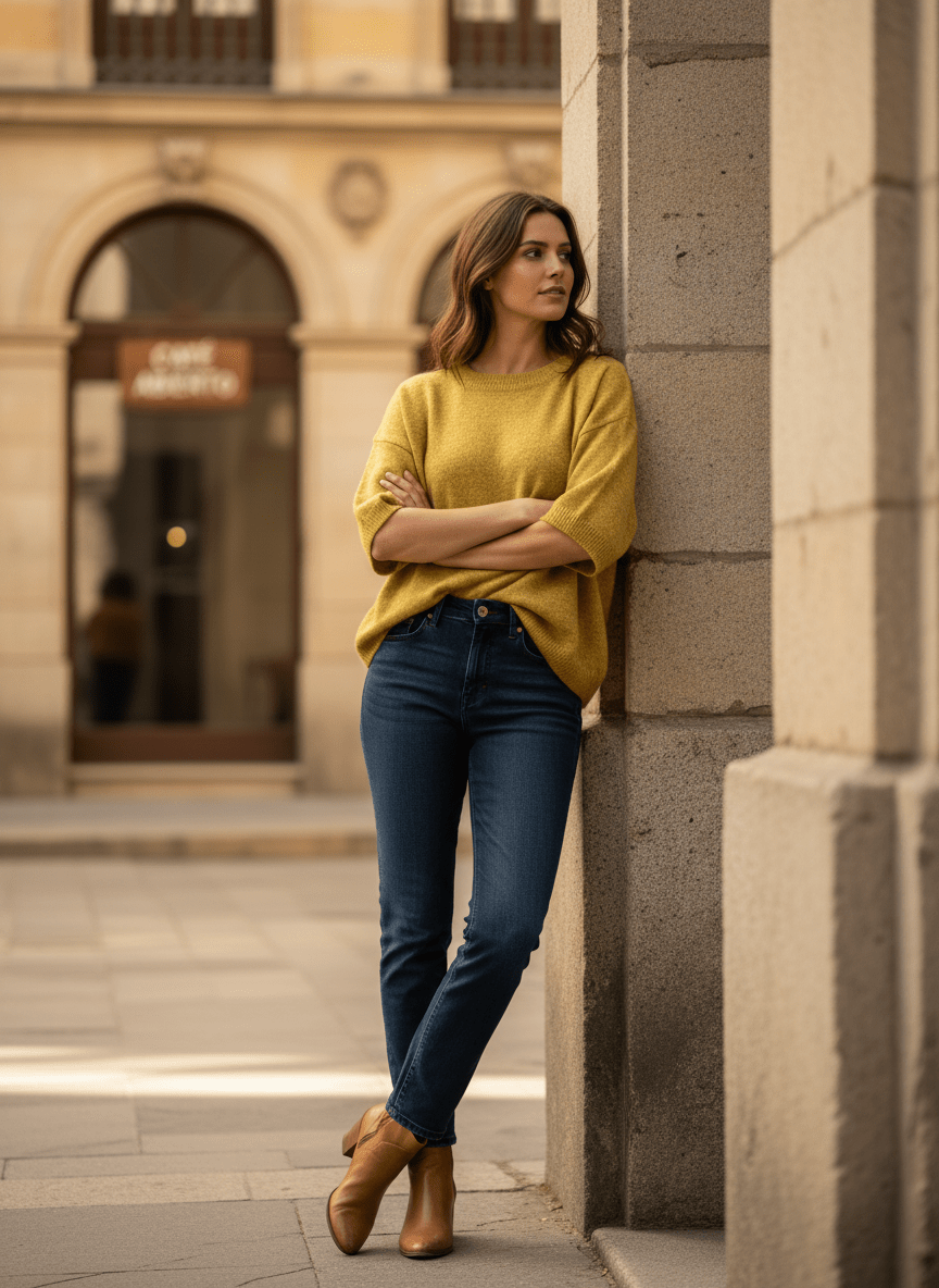 PULL KOOL OCRE - RUE MAZARINE PULL