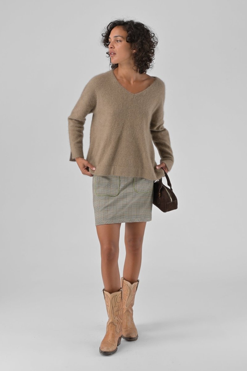 PULL LUZIO TAUPE - ORFEO PULL