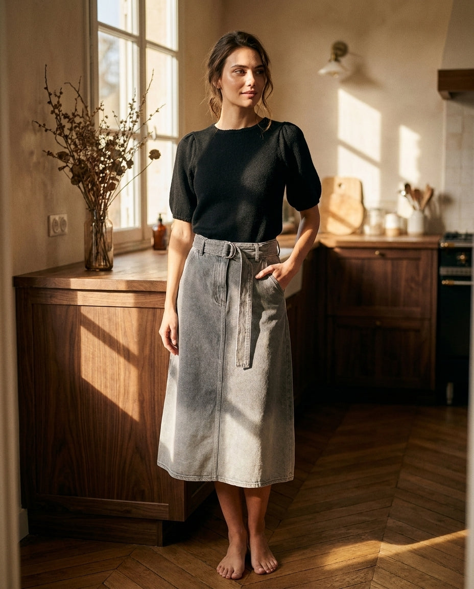 PULL PENELOPE NOIR - MINUIT DOUZE PULL