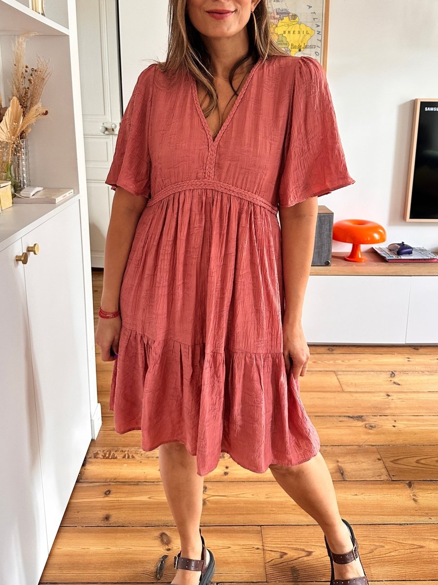 Robe Cecile BOIS DE ROSE - YCOO Robe