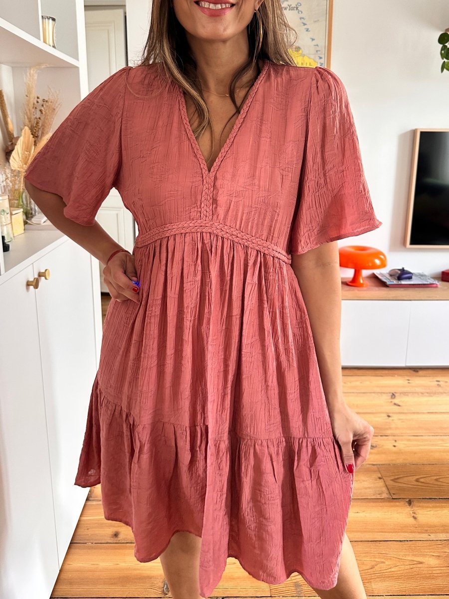 Robe Cecile BOIS DE ROSE - YCOO Robe