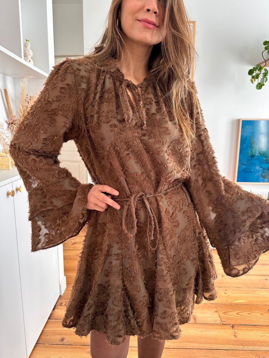 Robe Magda CHOCOLAT - KILKY Robe