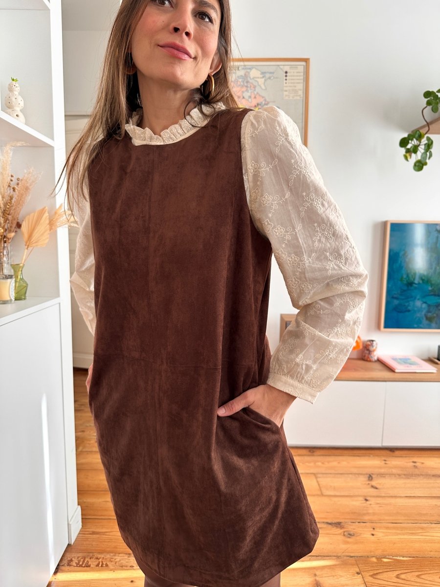 Robe Sidonie CHOCOLAT - YCOO Robe