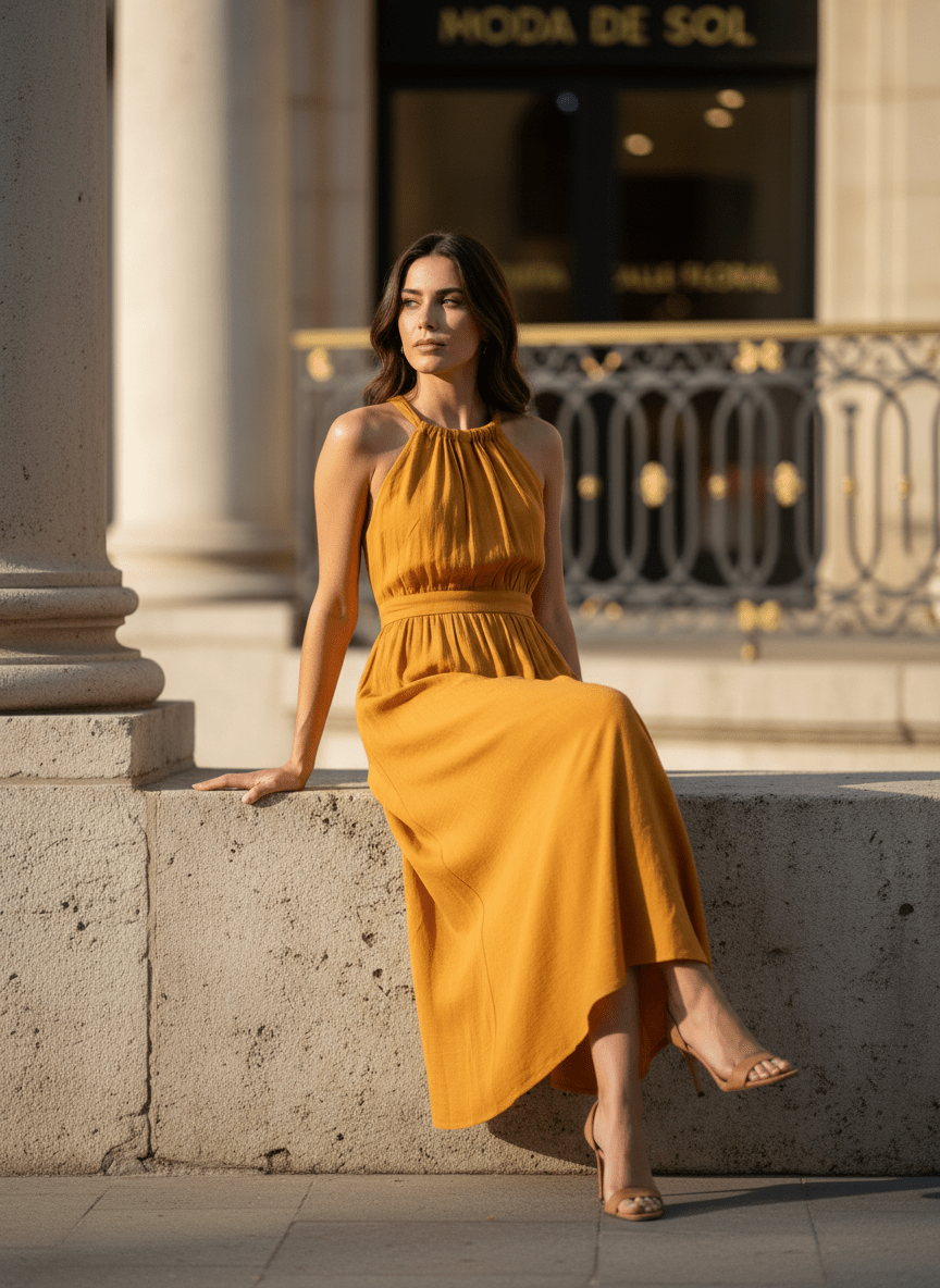 Robe Stuga YELLOW - THE KORNER Robe