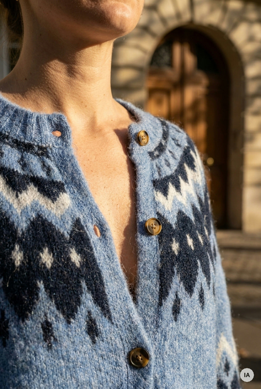 RONA CARDIGAN - THE KORNER CARDIGAN — Image générée par IA
