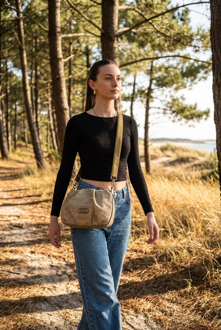 SAC PRISCIA OYSTER - MILA LOUISE Sac à main