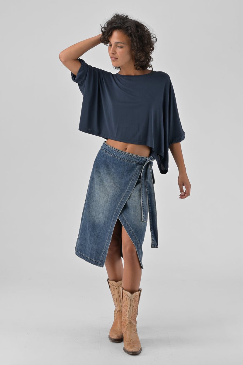 T - SHIRT AMANDINE Navy - ORFEO T - SHIRT
