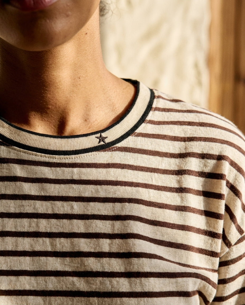 T-SHIRT TAIS ECRU/MARRON - LA PETITE ETOILE T-SHIRT