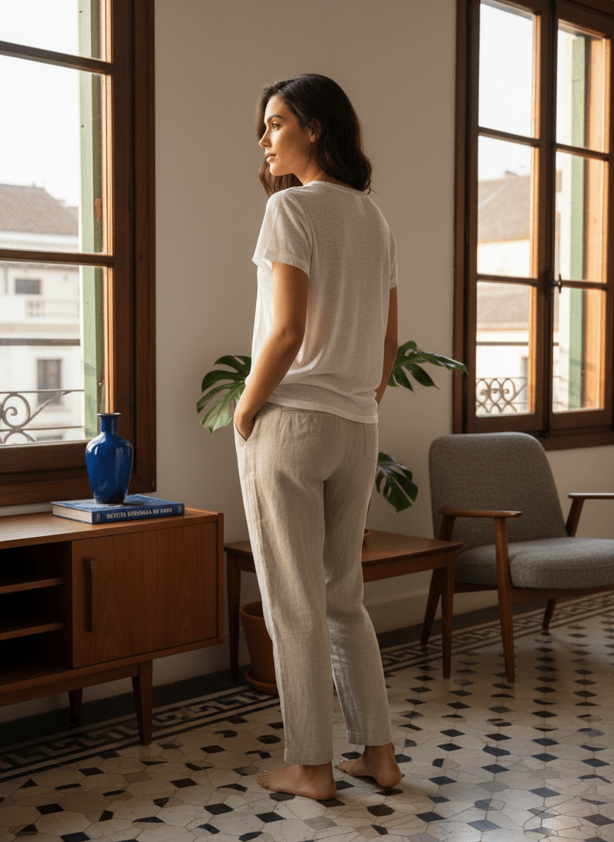 T-shirt TIA ECRU - LAUREPLUSMAX T-shirt