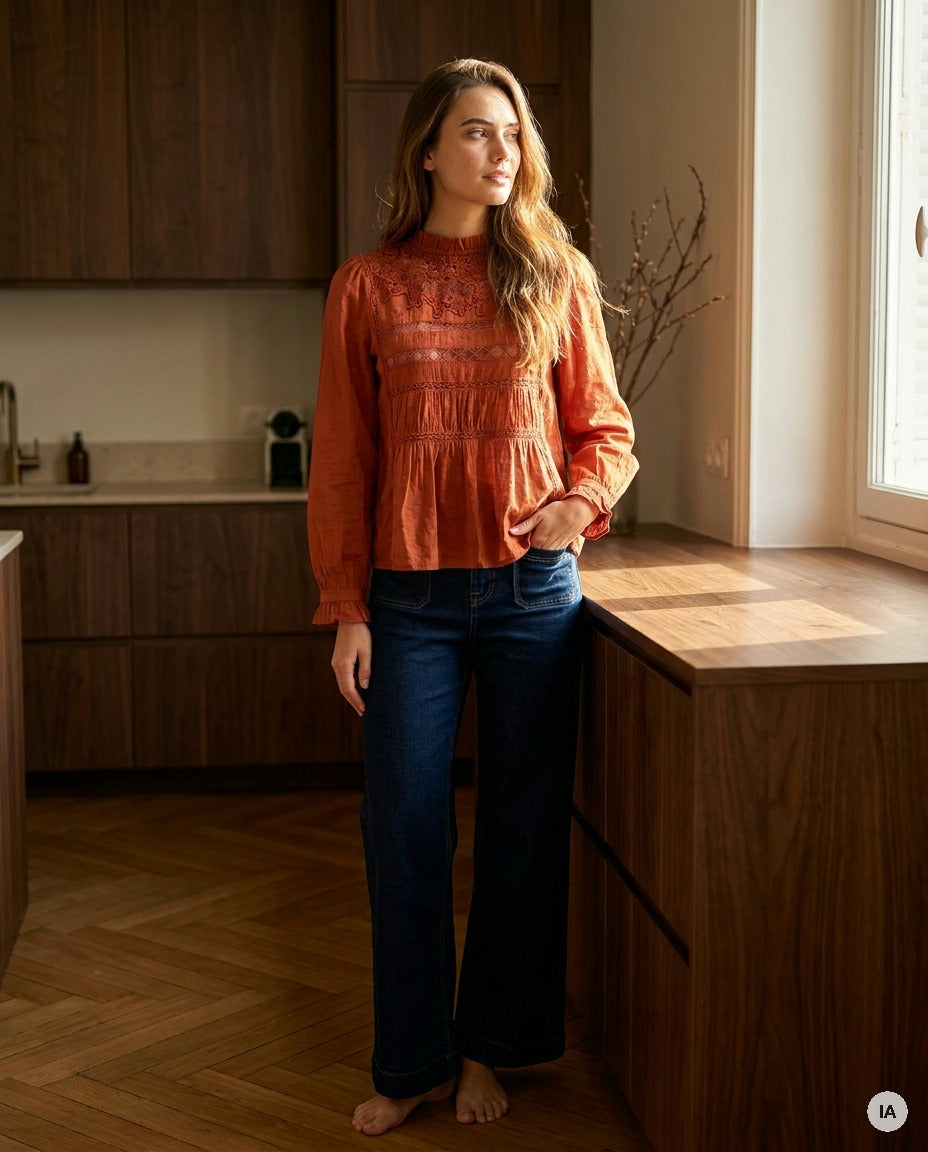 THALIE BLOUSE61099020 - SEEUSOON BLOUSE — Image générée par IA