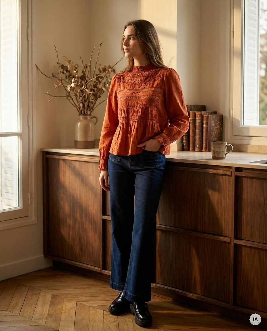 THALIE BLOUSE61099020 - SEEUSOON BLOUSE — Image générée par IA