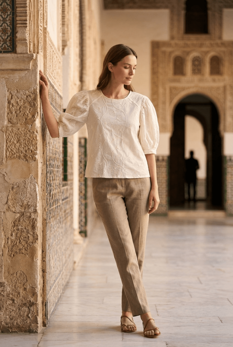 Top Andalucia ECRU - WILD PONY Top