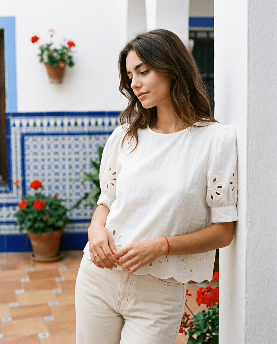 Top Begur ECRU - WILD PONY Top