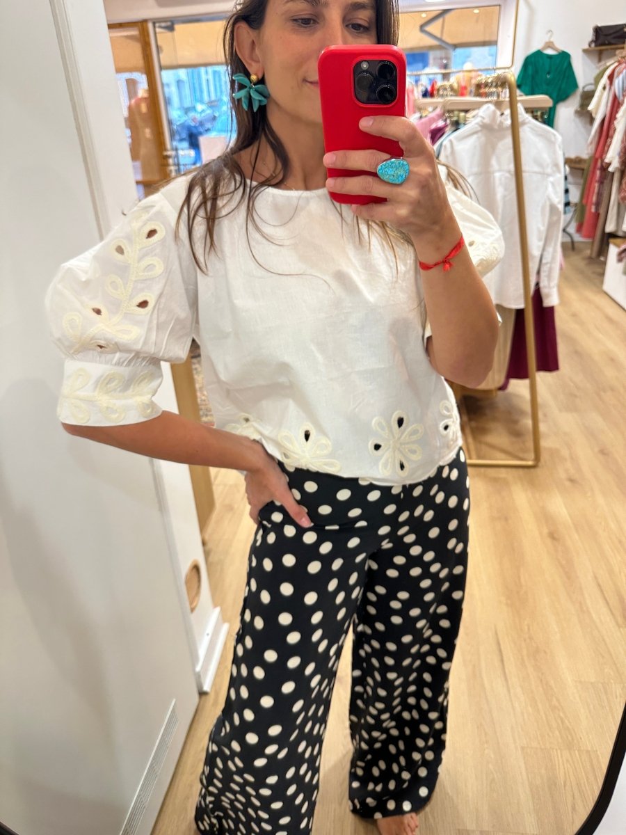 Top Begur ECRU - WILD PONY Top