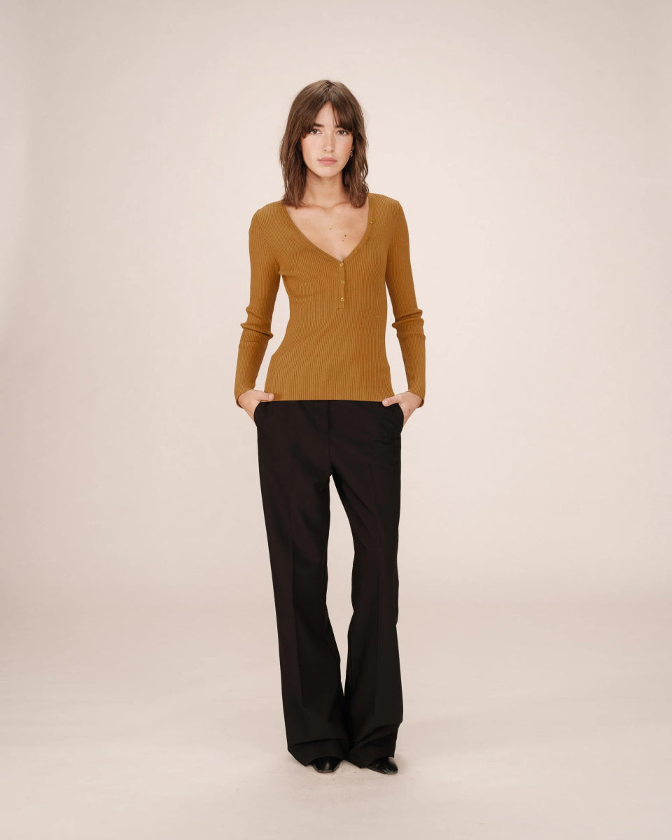 Top Saturnin OCRE - GRACE ET MILA Top