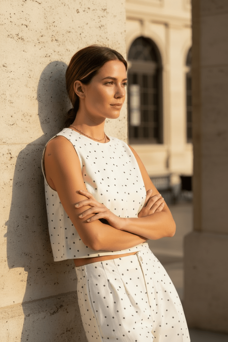 TOP TACO DAISY BLANC - LAUREPLUSMAX Top