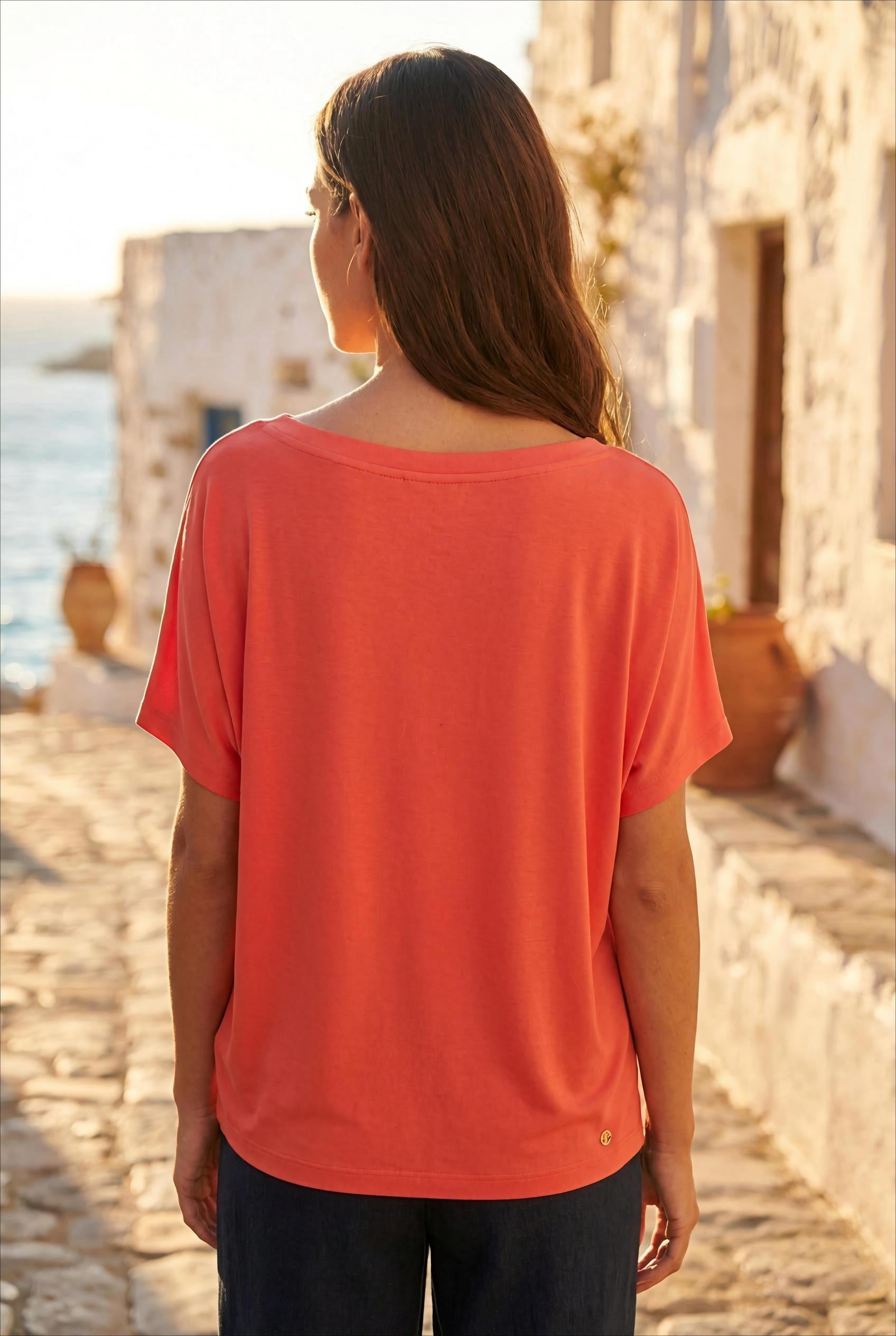 TSHIRT CONTANZA ORANGE - ADORE Top