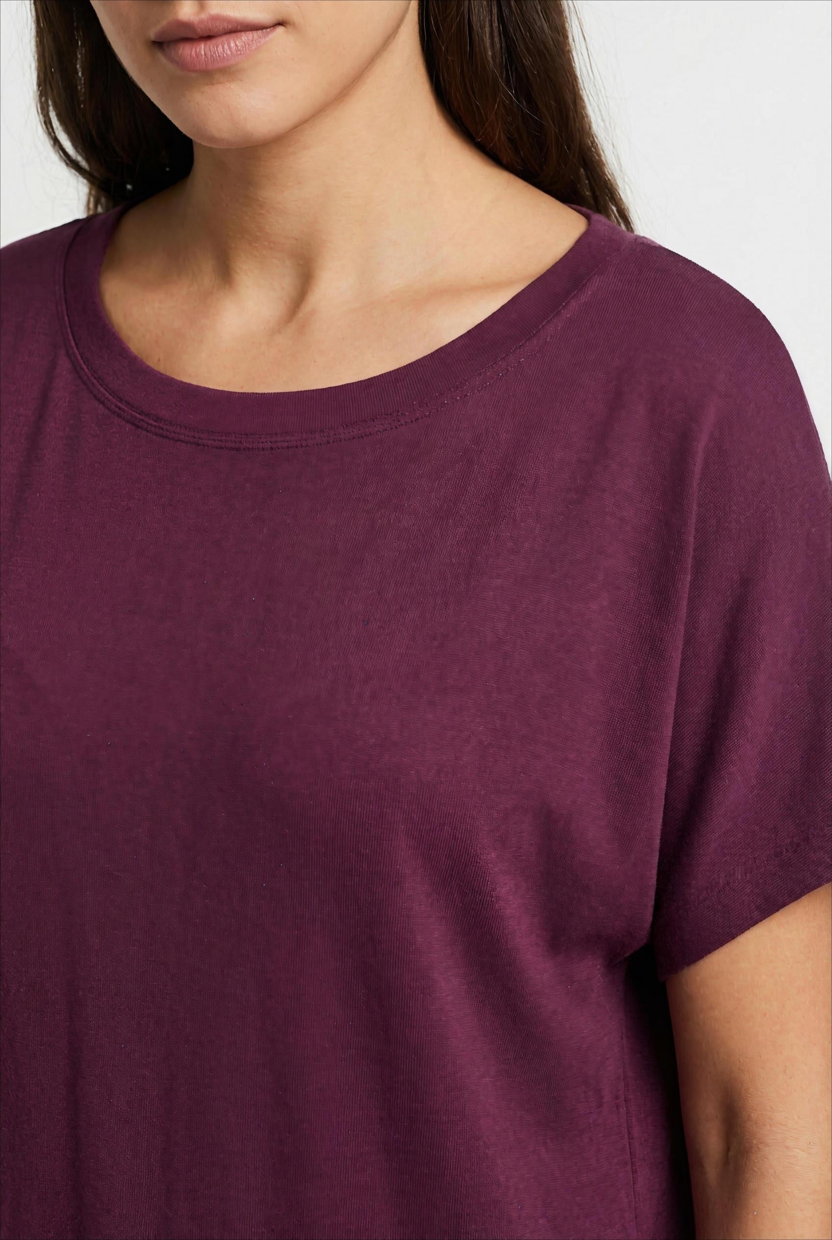 TSHIRT CONTANZA PRUNE - ADORE Top