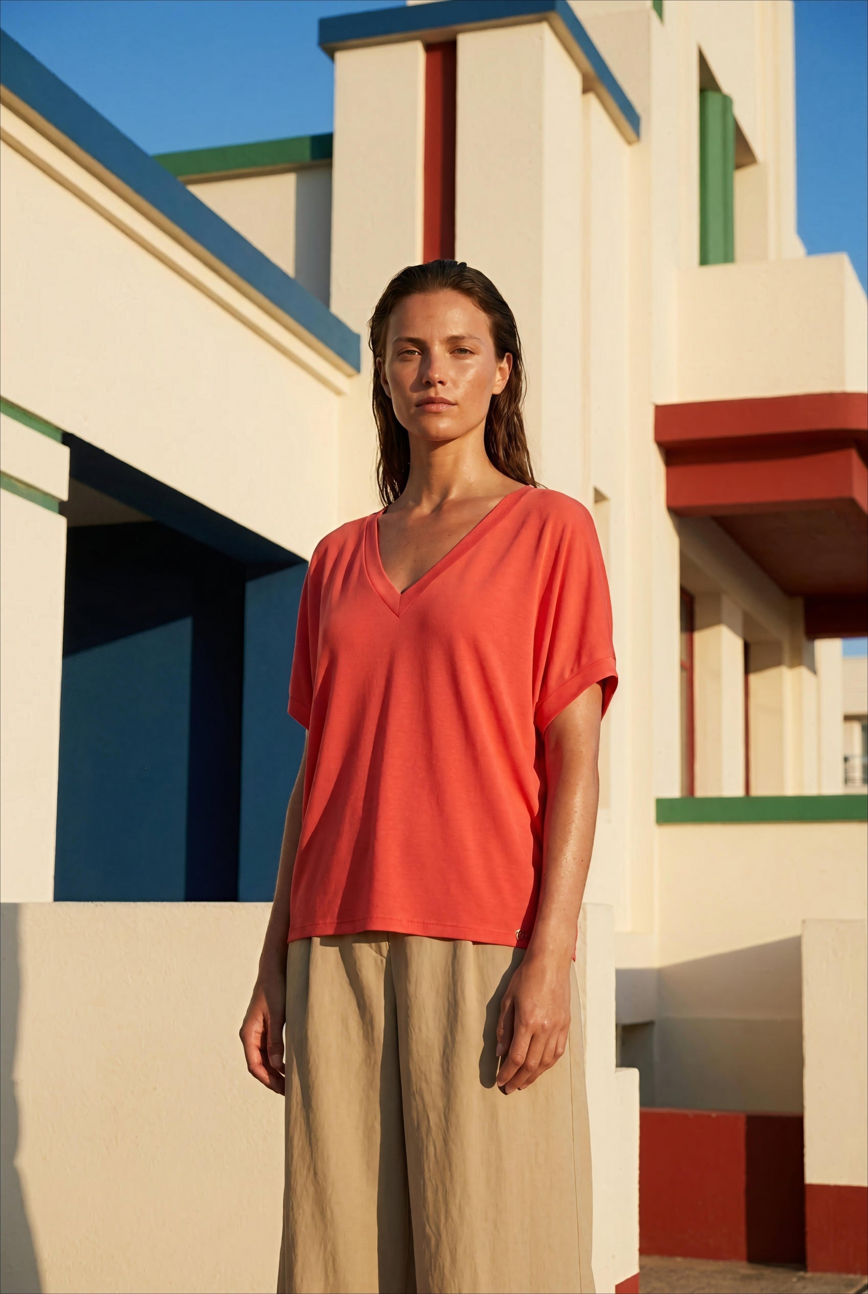 TSHIRT RAJOR ORANGE - ADORE Top