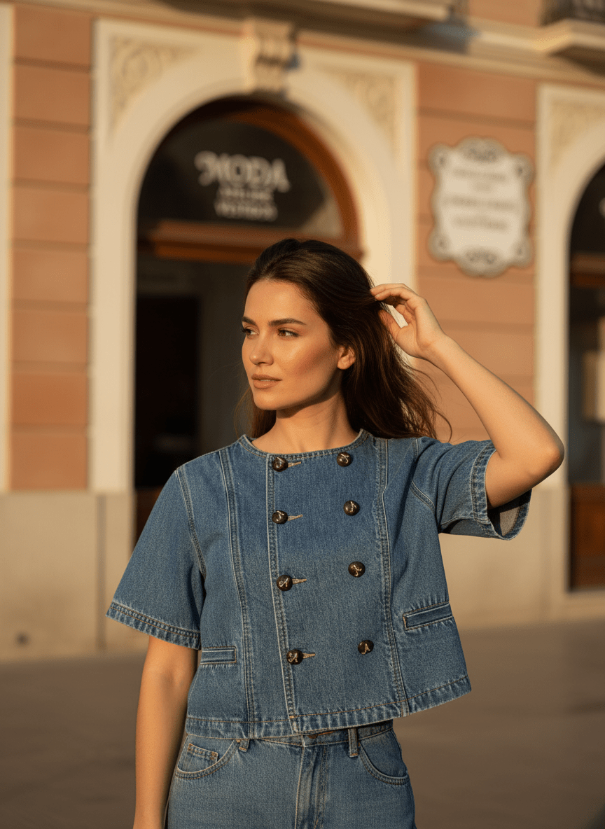 VESTE MILO DENIM - ADORE Veste