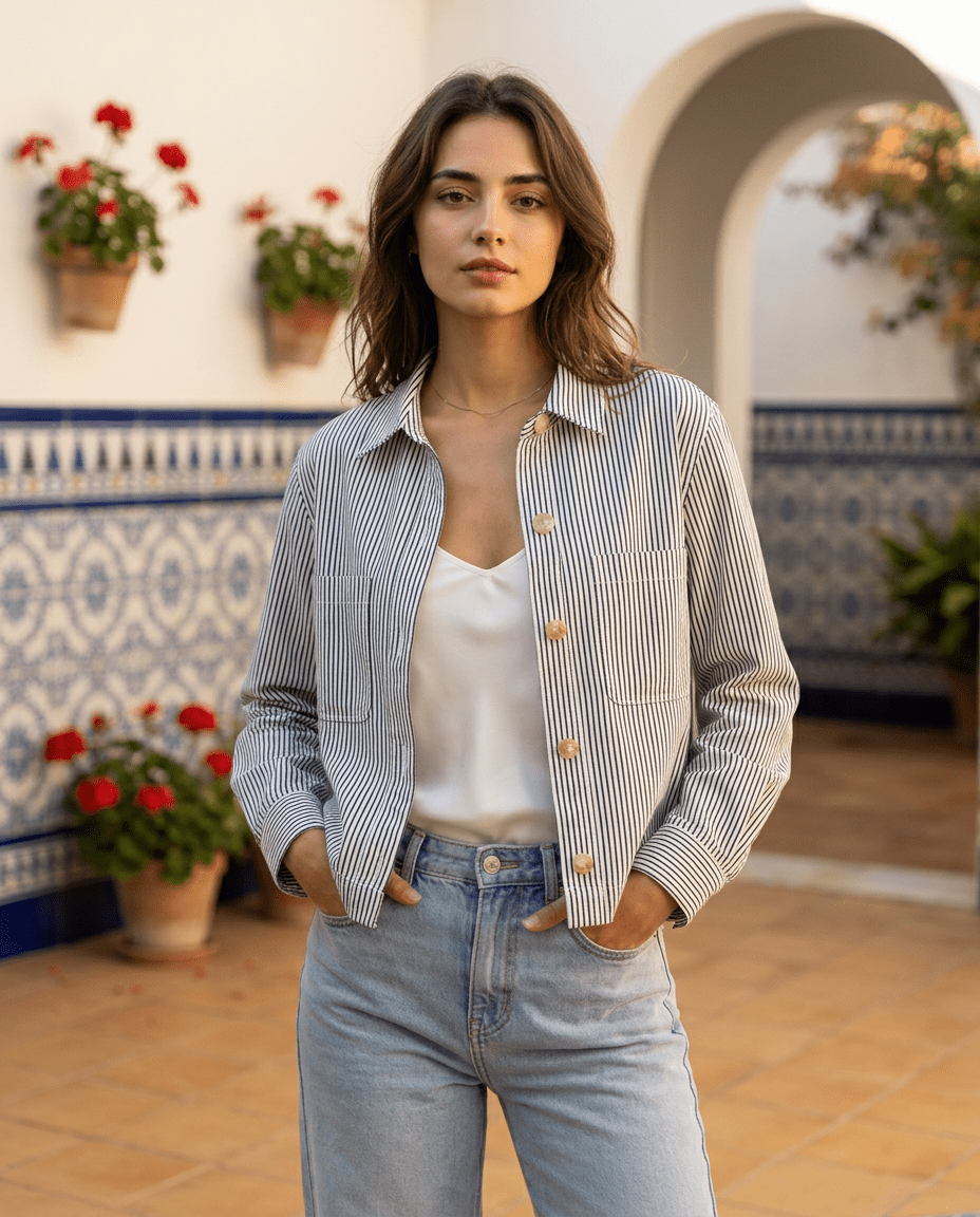 Veste Pauline MARINE - YCOO Veste